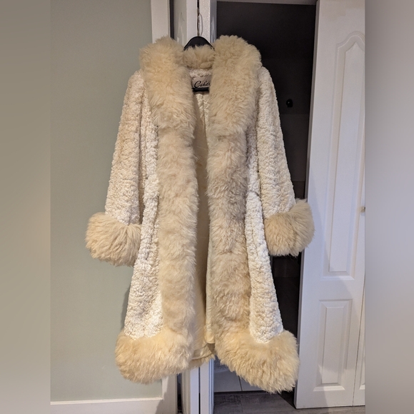 Stunning sheepskin and faux fur 70s Coat - Picture 5 of 7